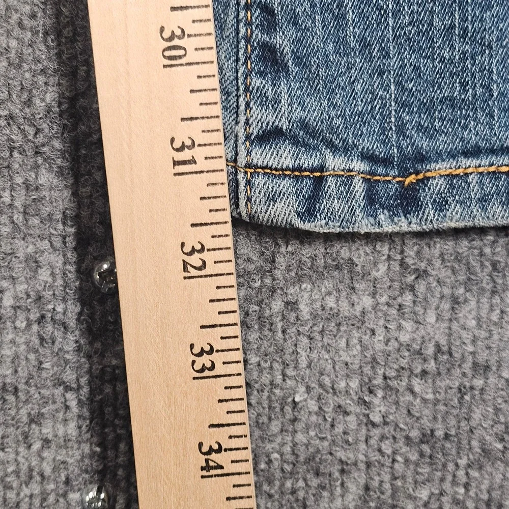 Vintage Levi's 542 Low Rise Flare Jeans Womens 12M Medium Wash Y2K Flap Pocket
